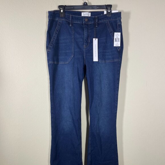 Nicole Miller Denim - NWT! Nicole Miller SOHO High Rise Boot Cut Jean Women's 12 Dark Wash!